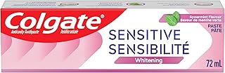 Colgate Sensitive Whitening Toothpaste for Sensitive Teeth, 1 Pack, Toothpaste with Fluoride and Potassium Nitrate, Helps ...