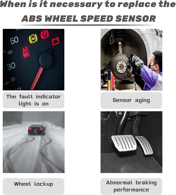 YOSTIPARTS Wheel Speed Sensor ABS CT4Z-2C190-A CT4Z-2C190-AB BRAB346