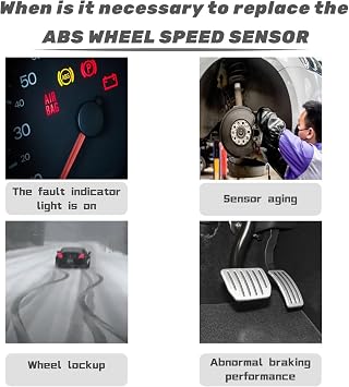 YOSTIPARTS Wheel Speed Sensor ABS CT4Z-2C190-A CT4Z-2C190-AB BRAB346