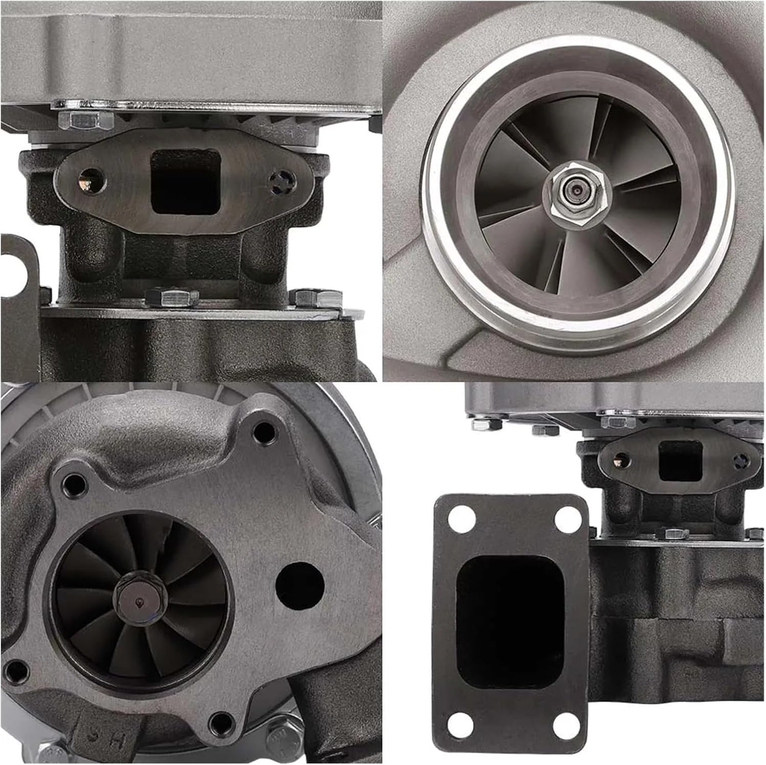 Turbo Pressure T3 T4 T04E Universal Turbo Kit Stage III+Wastegate+Turbo Intercooler++Piping Oil Line 10PC Turbocharger Kit