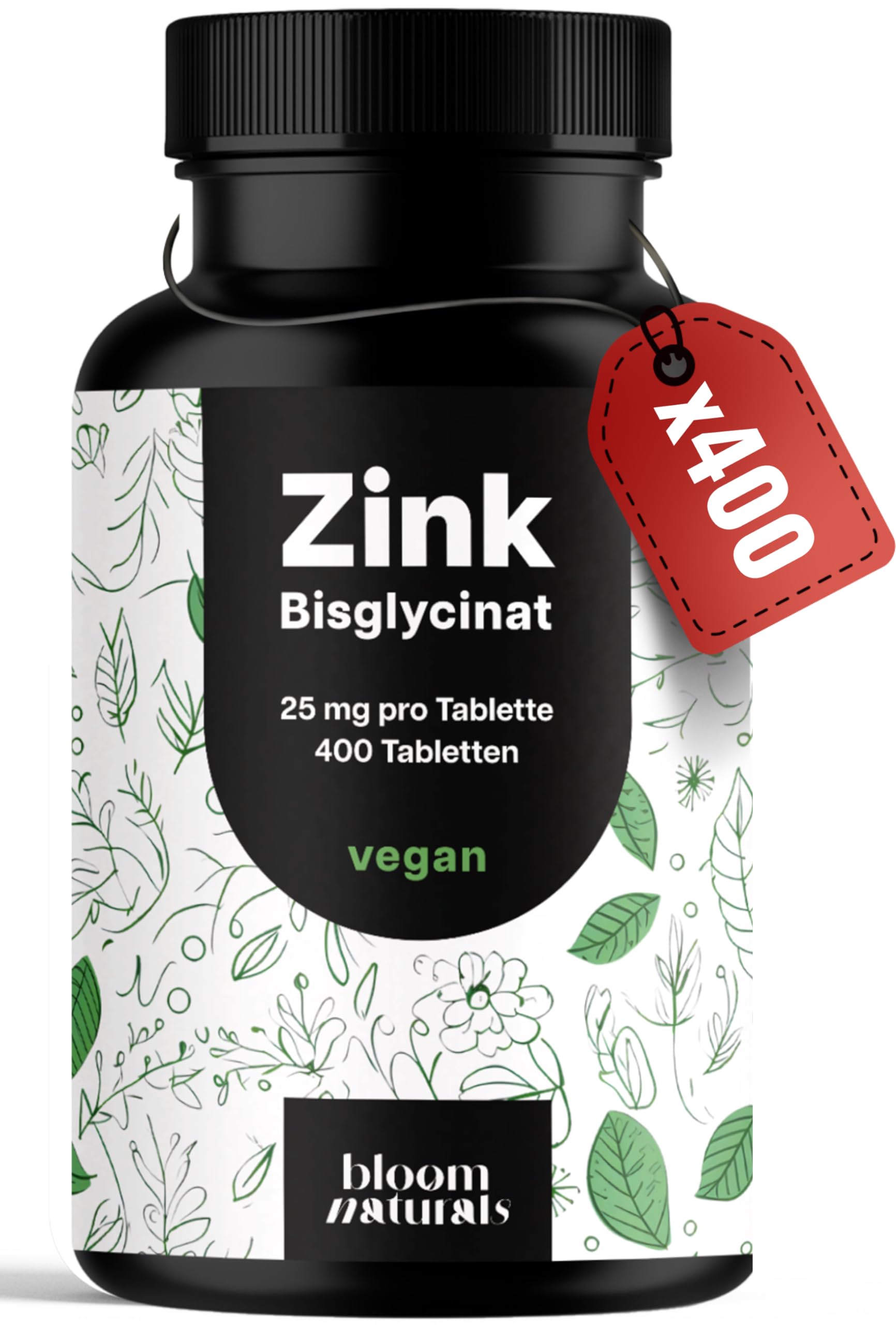 Zink Tabletten hochdosiert 25mg - 400 Tabletten