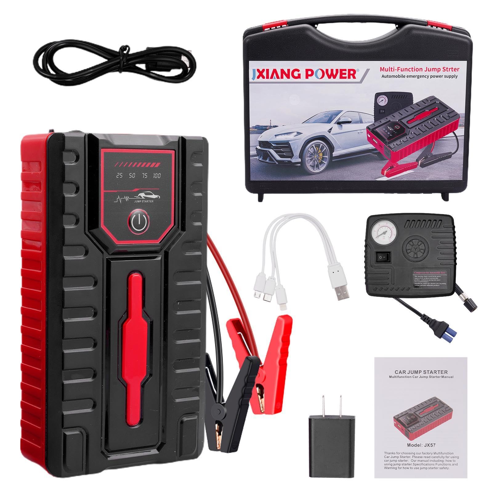 GBOXMALL ビースマ4000A ジャンプスターター - 発電機・ポータブル電源