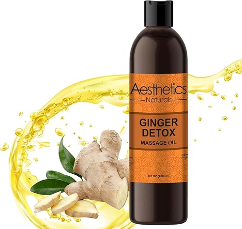 Aceite de masaje Aesthetic Naturals (desintoxicación de jengibre)