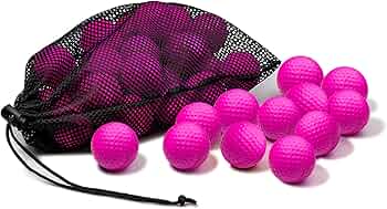 Jaya Foam Golf Practice Balls, 12 Pack or 32 Pack, Realistic Feel and Limited Flight, Soft for Indoor or Outdoor Training