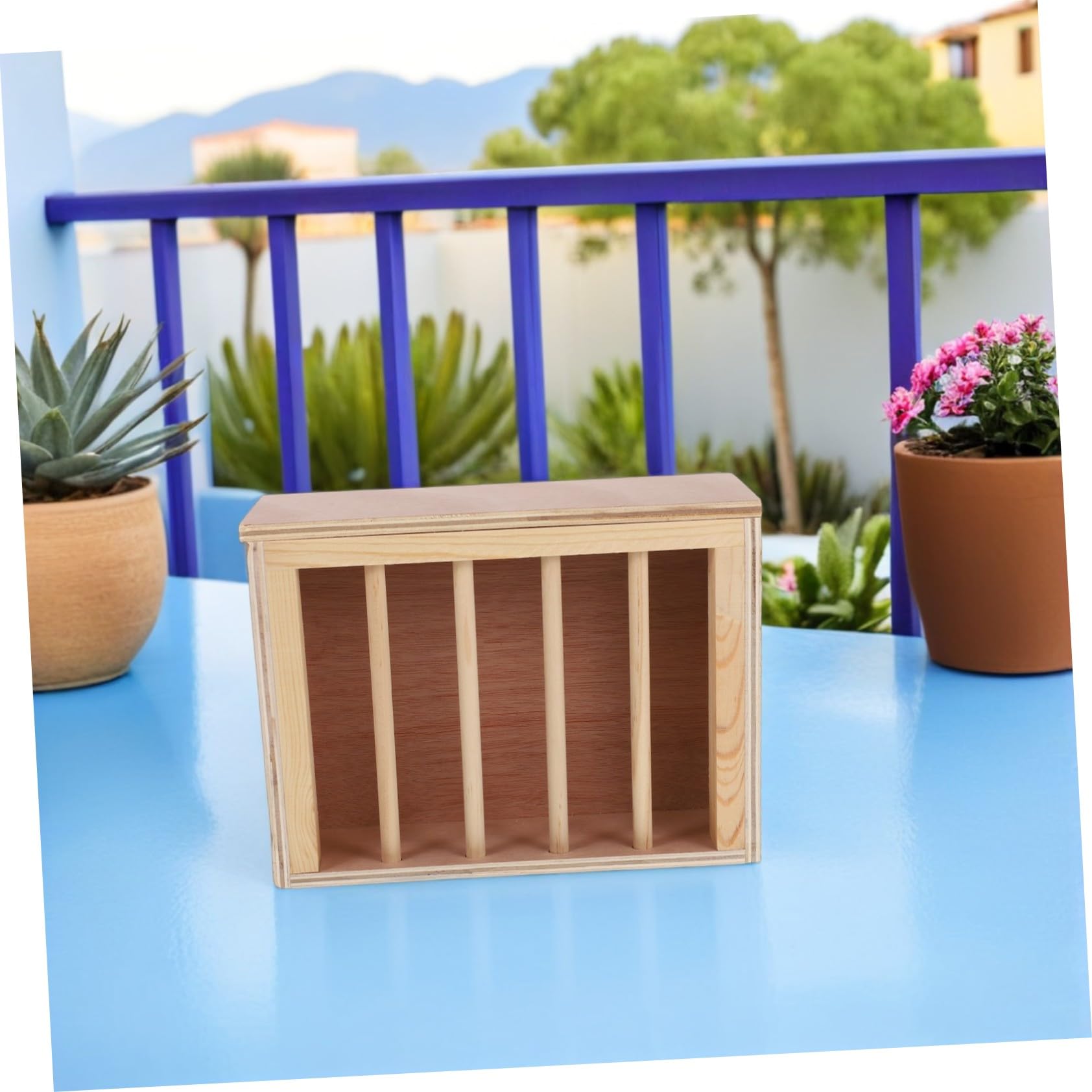 BESTonZON Supporto Per Maiali In Legno - Accessori Per Coniglietti E Animali Supporto Per Cincillà Fieno Per Cavie Conigli Gabbie Per Maiali Cincillà Da Parete Conigli E