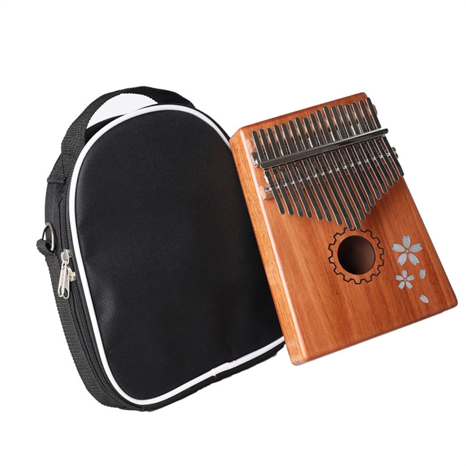 17 Tasten Kalimba Daumenklavier Fingerklavier Musikinstrumente Mit Zubehör Weihnachtsgeschenke Kalimba Musikinstrument