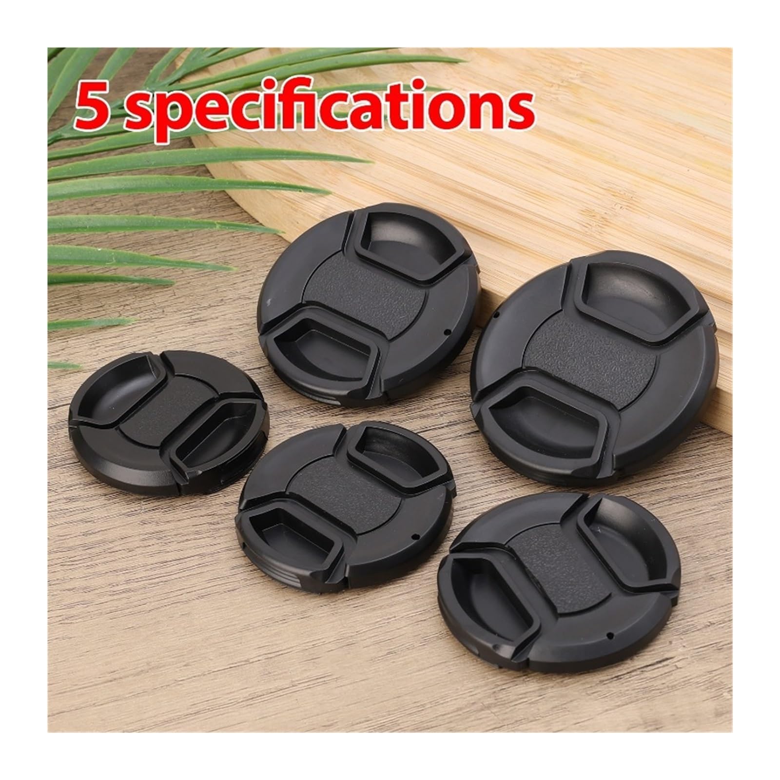 Capuchon d'objectif avec Sangle, 49-62 mm, 1-5 pièces