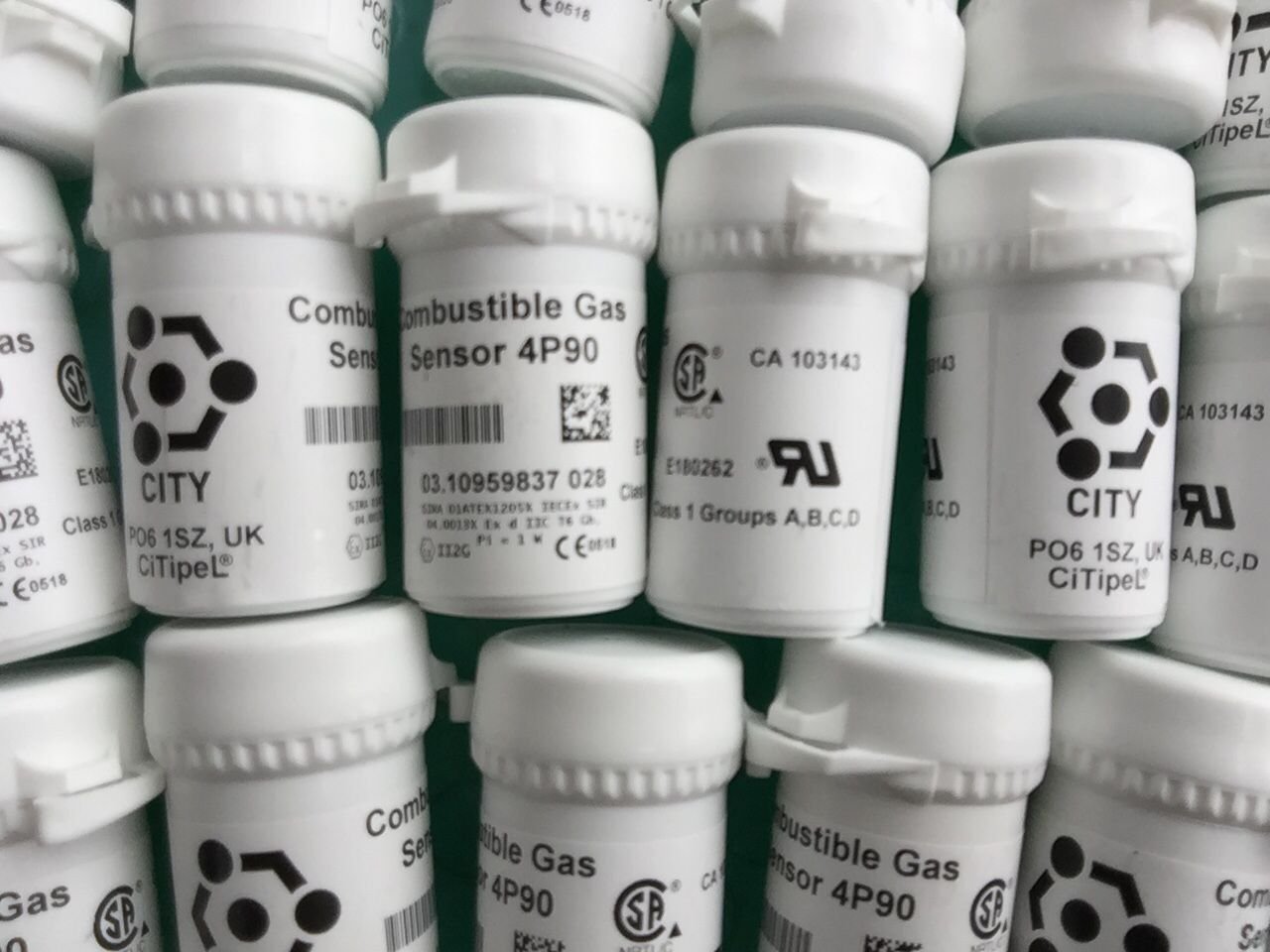 4P-90C Sensor de plomo de repuesto (LEL), rango de medición de 0 a 100 % CH4 LEL utilizado en la alarma de gas Max, micrófono de alarma de gas, alarma de gas Micro 5 y punto de gas.