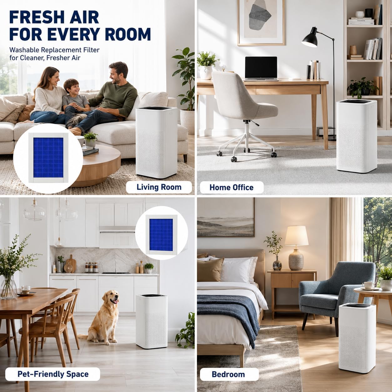 Filter for FreAire/XenonLab HA605/HAP607 Air Purifiers