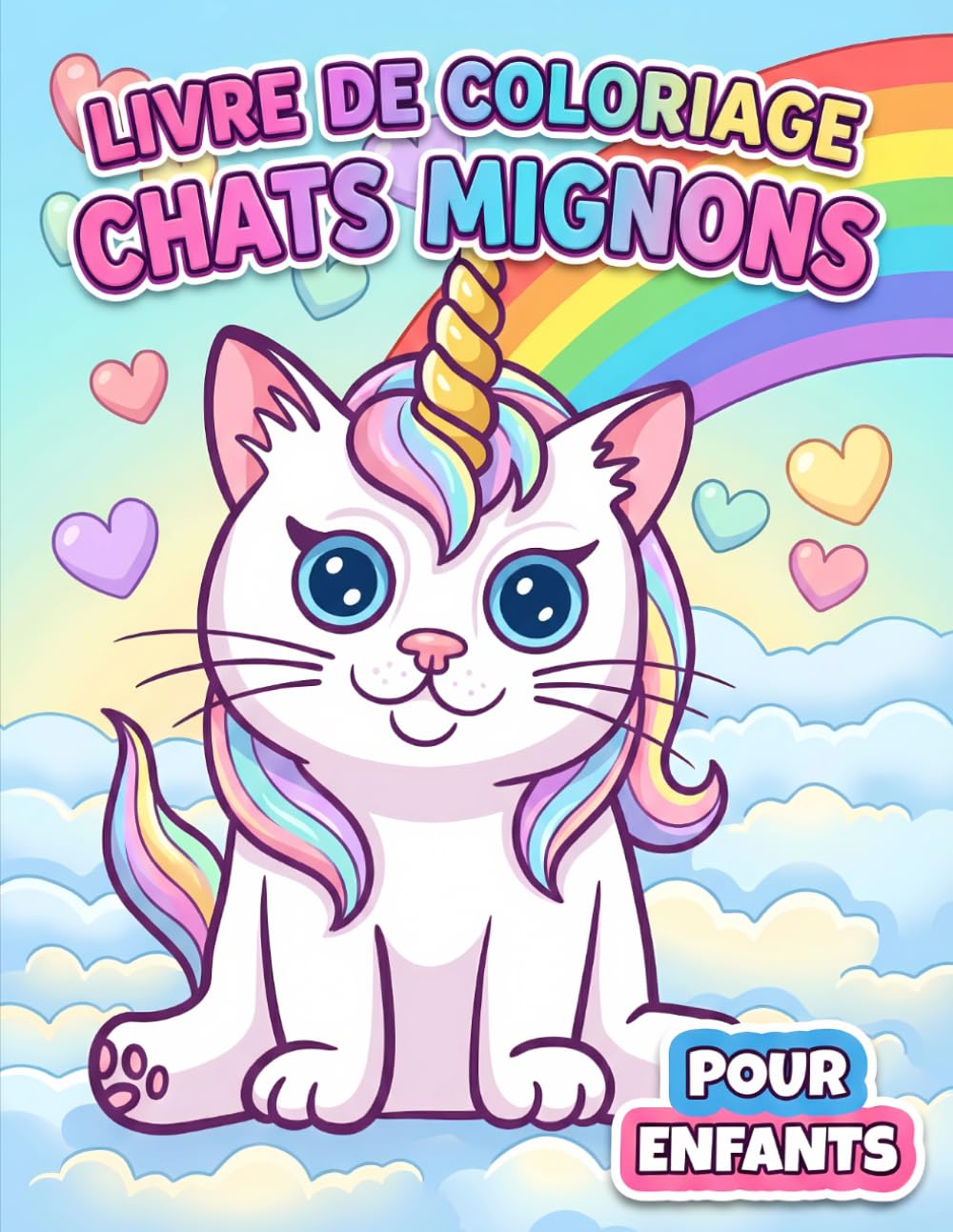 Livre de coloriage Chats Mignons: Des Belles Illustrations Amusantes Pour Filles Et Garçons - Une Idée De Cadeau Parfaite Pour Toutes Occasions