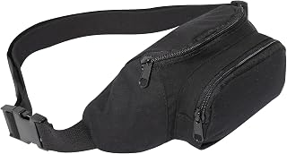 Rothco 54321: Canvas Crossbody Fanny Pack - Black