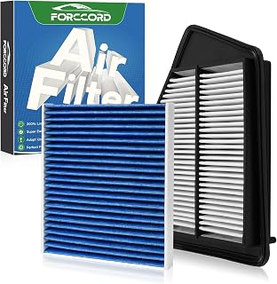 Cabin & Engine Air Filter Kit for 2013-2017 Accord 2.4L, 2015-2020 TLX 2.4L