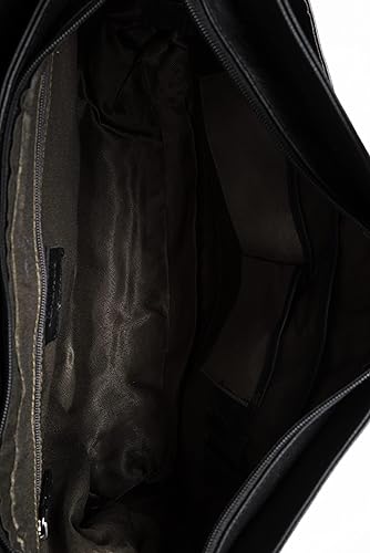 Miniatura 4 de LEABAGS Maletines de cuero para hombre - Bolso Cambridge de cuero genuino para portátil de 15 pulgadas - Bolso de mensajero vintage