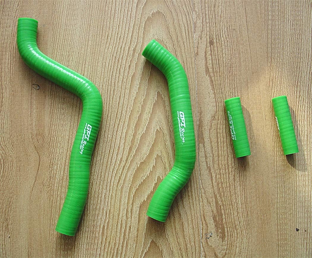 Silicone Radiator Hose for KAWASAKI KX125 KX 125 2003 2004 2005 2006 2007 05 06 07 (Green)