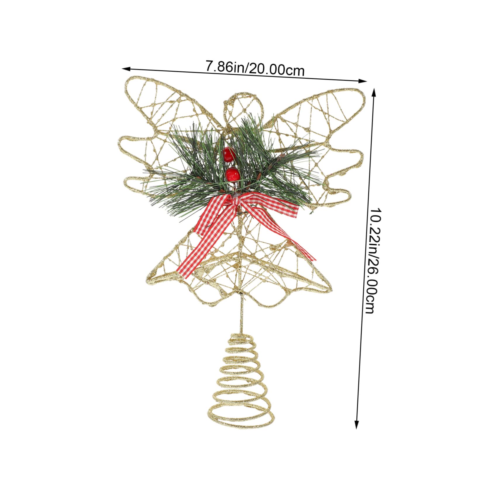Zerodeko Lot De 4 Décorations De Sapin De Noël en Forme Dange Décoration Multi-usages pour Centre Commercial