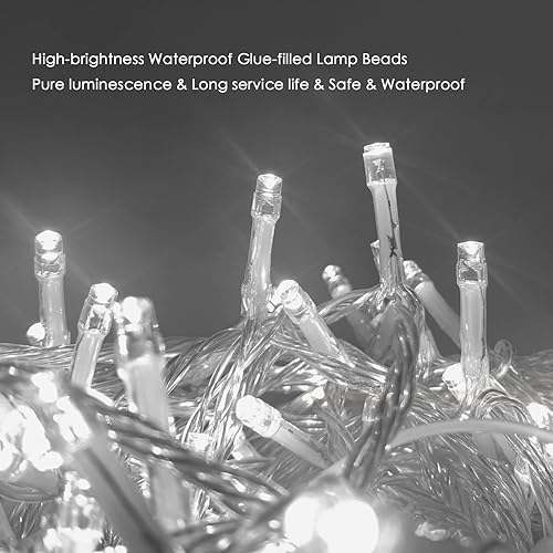 Miniatura 2 de Guirnalda de luces de Navidad, tira de luces LED para interiores y exteriores, árbol de Navidad, fiesta, vacaciones, decoración del hogar (39