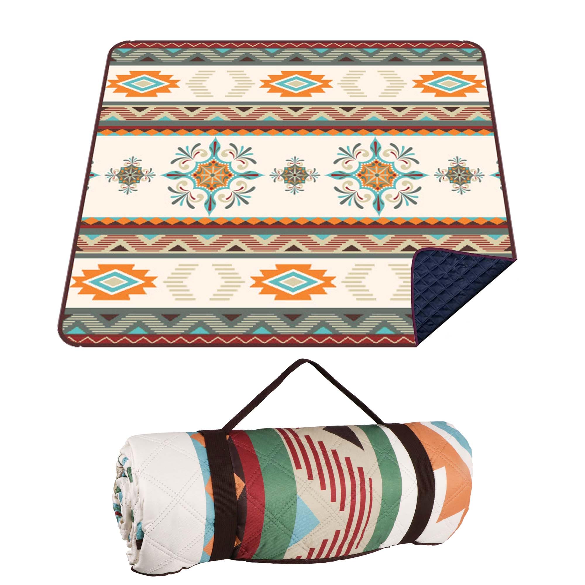 Zevmi Outdoor Picnic Blanket Waterproof 200 x 200 cm: Picnic Blanket Beach  Blanket Perfect for BBQ/Outdoor/Camping/Picnic/Beach/Park