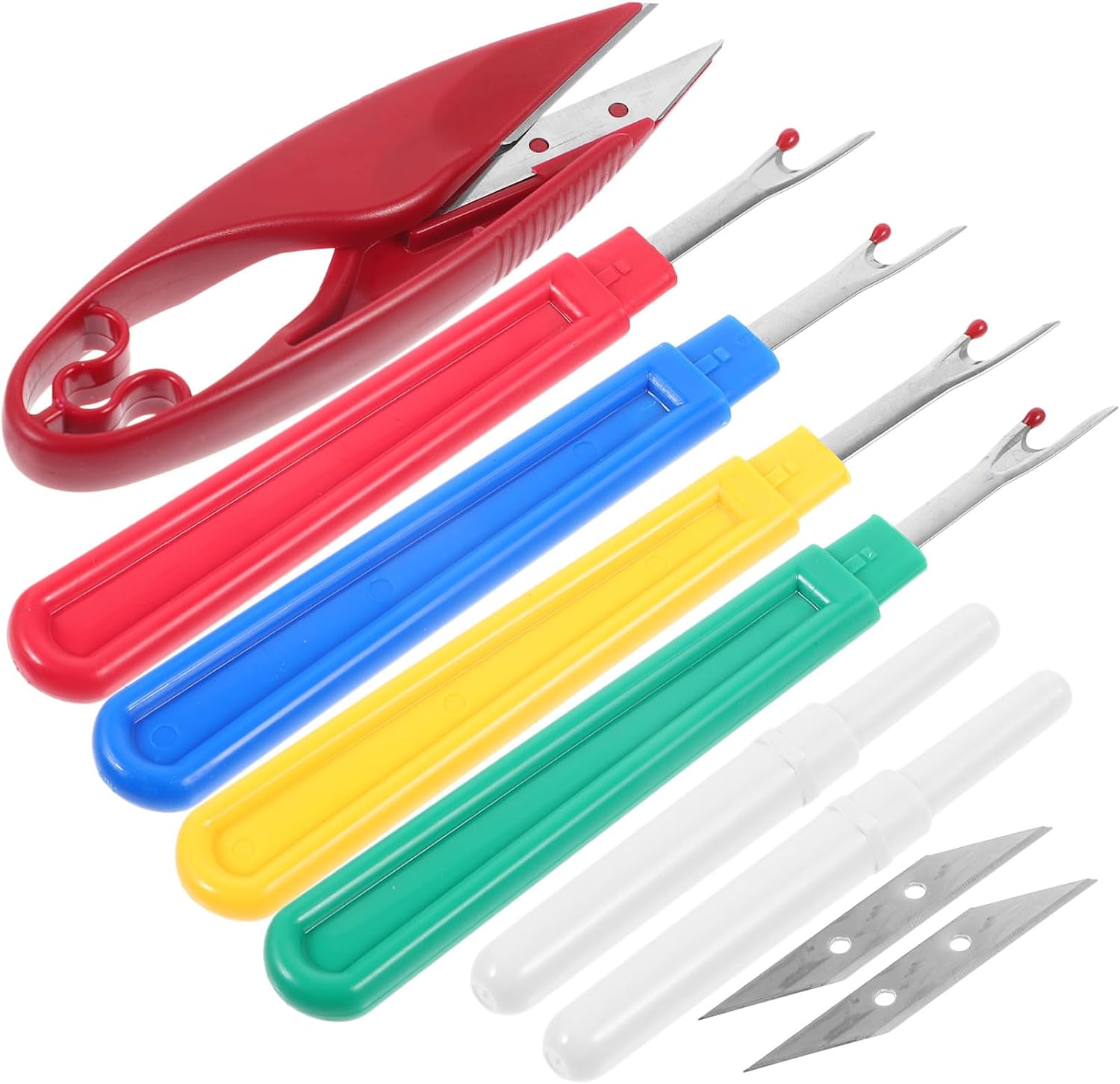 Uonlytech 1Set Seam Ripper Durable Thread Cutter Tool for Easy Sewing DIY Cross Stitch and Quilting Projects Compact Portable Sewing Supplies