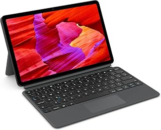 Introducing Amazon Fire Max 11 tablet and Keyboard Case bundle, power, fun and productivity, octa-core processor, 4 GB RAM, 14-hr battery life, 128 GB, Grey, with Ads
