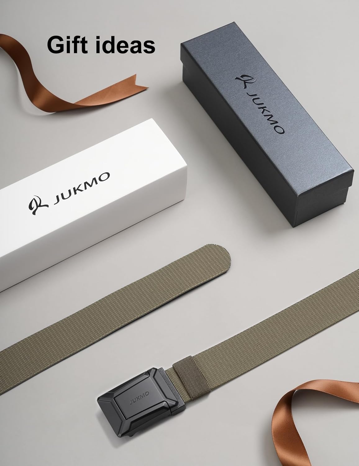 JUKMO Stretch Tactical Belt for Men, Military Work Rigger Hiking 1.5" Elastic Nylon Web Ratchet Quick Release Belt - Image 9