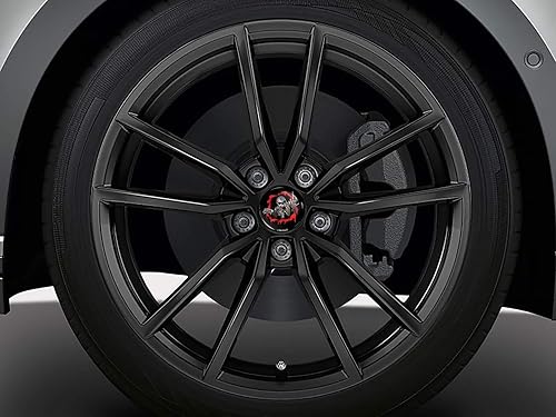 Miniatura 4 de Biomar Labs 4 tapas centrales universales de aleación de centro de rueda compatibles con VW Número de pieza 3B7601171 Tapacubos negros 2.559 in CV 20