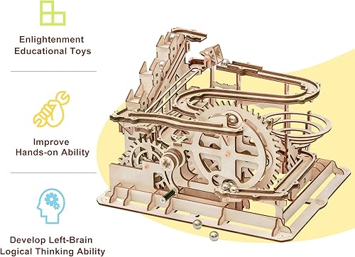 Miniatura 4 de Marble Run - Rompecabezas 3D de madera para adultos, rompecabezas mecánicos, rompecabezas de cerebro, proyecto educativo, manualidades, para adultos