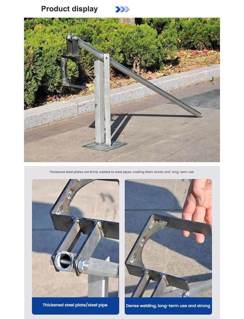 Extractor de postes de valla, herramienta de abrazadera en C para postes de madera y tubos de acero, extractor universal de tocones de árbol para extracción de raíces, elevador de extracción duradero