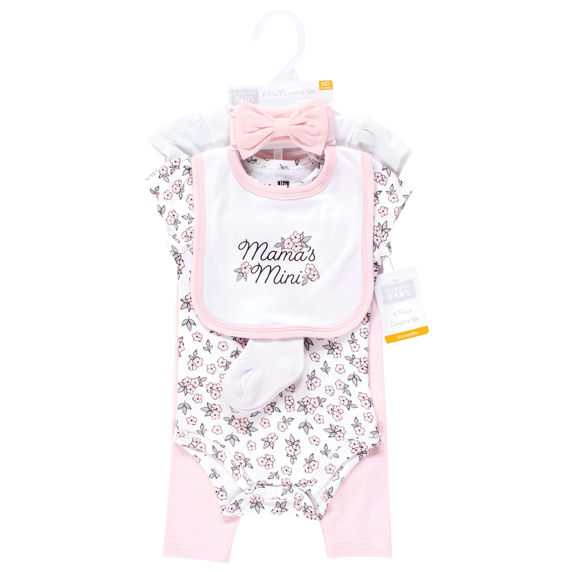 Hudson Baby Unisex zestaw bawełnianych wyprawek dla niemowląt