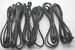 LOT 6 DIRECTV SATELLITE RECEIVER D12 H23 HDR23 H24 HDVR24 2 PRONGS POWER CORD