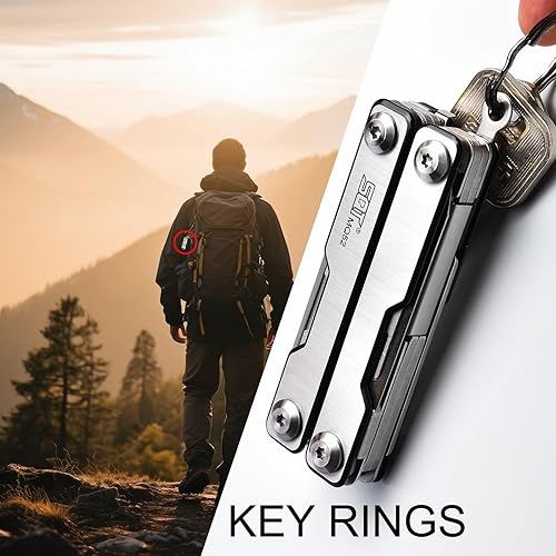 Miniatura 8 de SQT Multiherramienta 2052 9 en 1  Plegable, multiherramienta profesional para hombres, bricolaje, campamento al aire libre, reparaciones en el