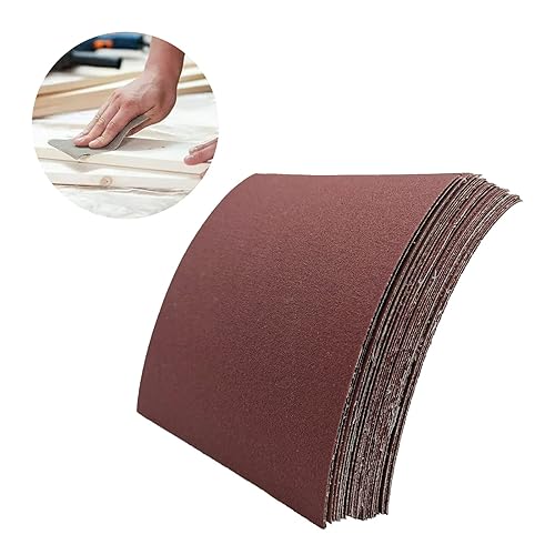 Miniatura 2 de Papel de lija de 14 de hoja de 4.5 x 5.5 pulgadas, papel de arena seca y húmeda, 30 hojas de lijado para lijadoras de palma, bloques de lijado a