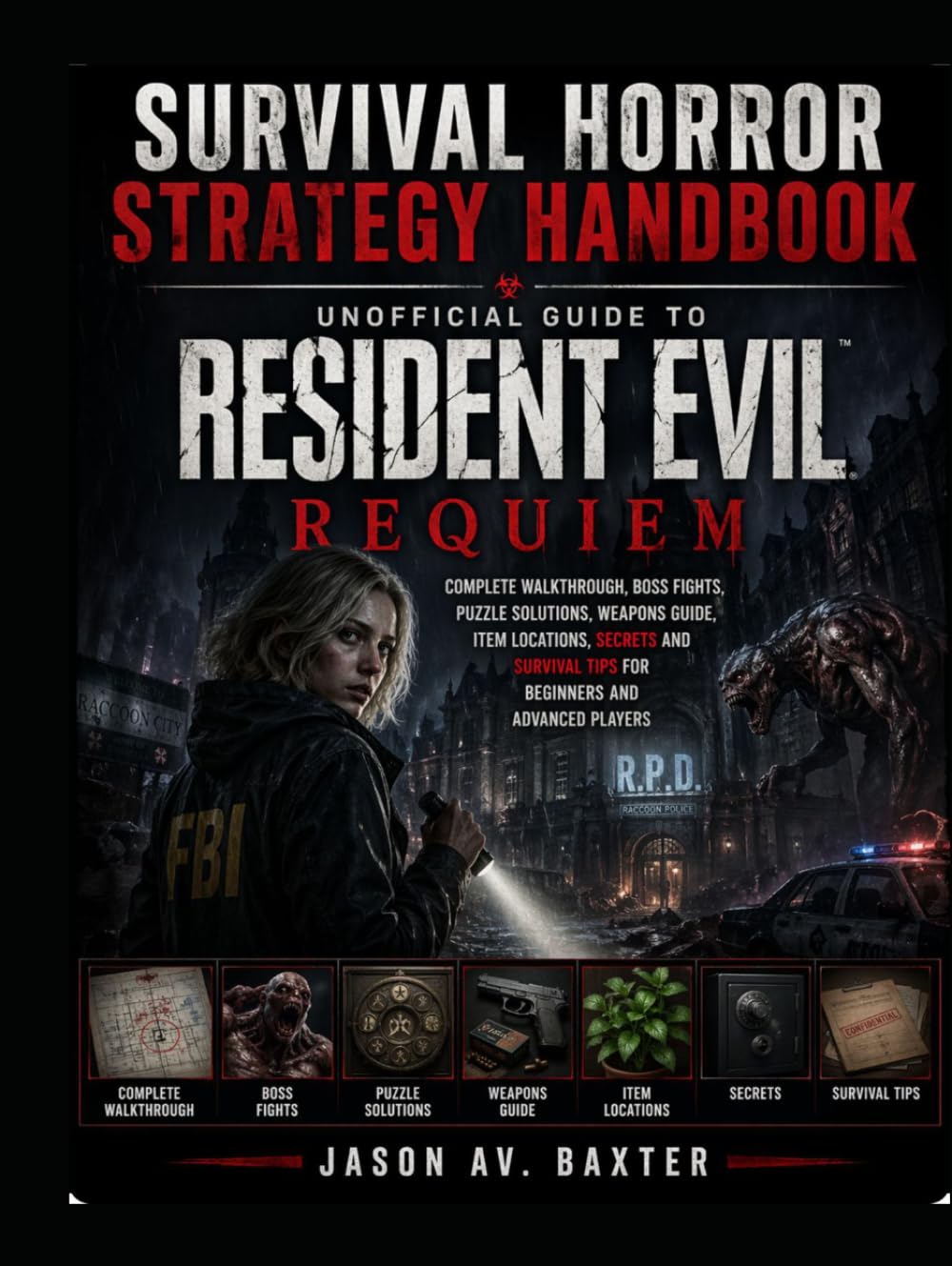 Survival Horror Strategy Handbook: Unofficial Guide to Resident Evil Requiem, Complete Walkthrough, Boss Fights, Puzzle Solutions, Weapons Guide,...Beginners and Advanced Players