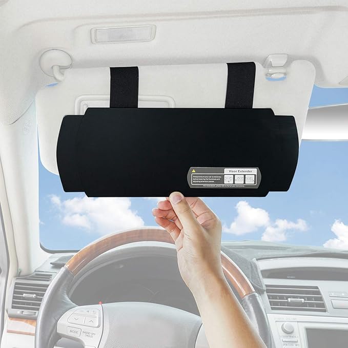 TFY Car Visor Sun Extender Sunshade for Windshield and Side Window