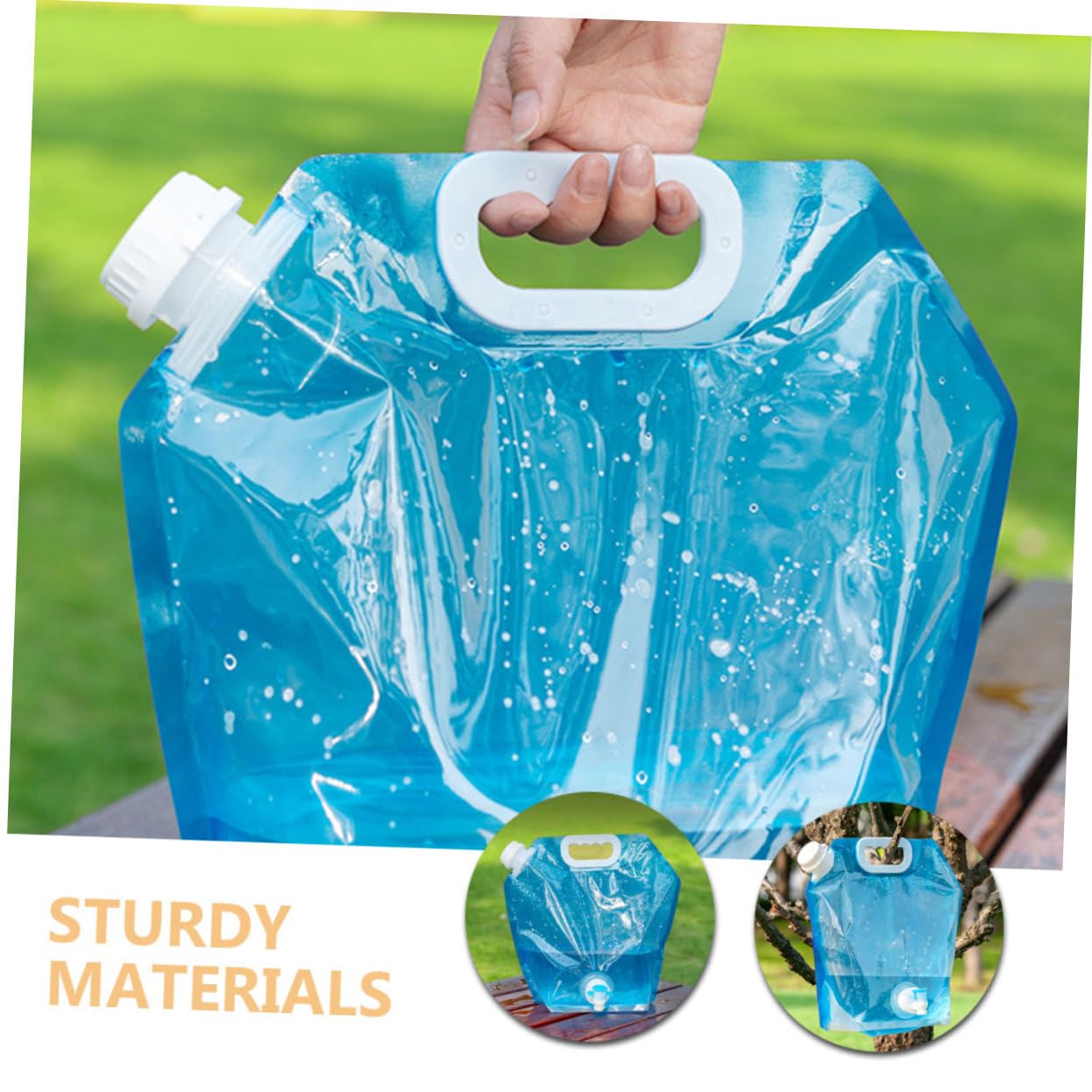Bonbonne d eau pliable 20L avec robinet, réservoir d eau pliable sans BPA pour camping et pique-nique | Leroy Merlin Bonbonne d eau pliable 20L avec robinet, réservoir d eau pliable sans BPA pour camping et pique-nique | Leroy Merlin