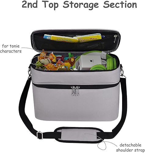 Miniatura 5 de Bevegekos Estuche de transporte de almacenamiento para accesorios Tonies bolsa de transporte para juego de inicio Toniebox figuras Tonie estación de