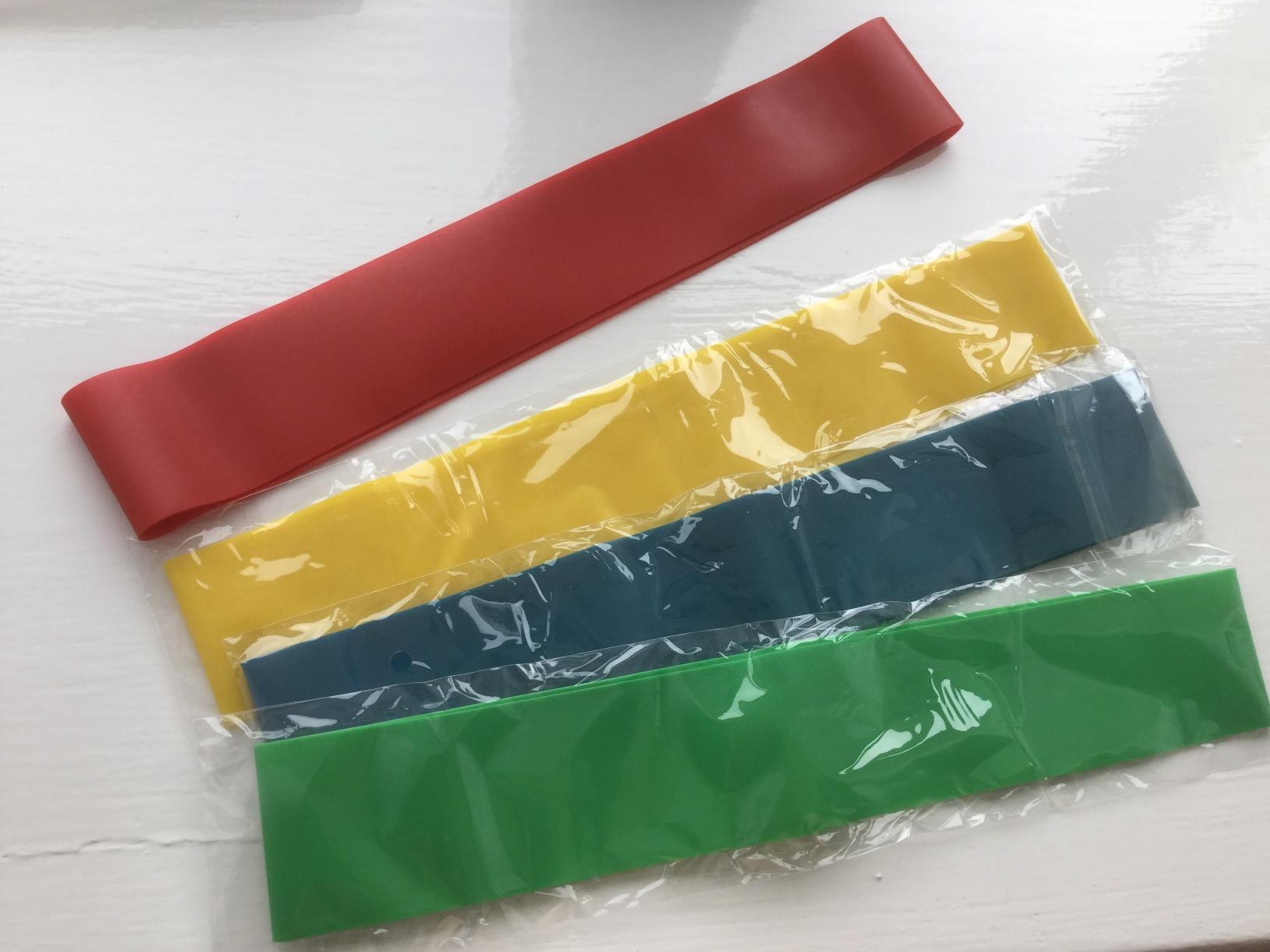 XHIVAR resistance loop bands, fitness exercise latex bands Set Of 4 ...