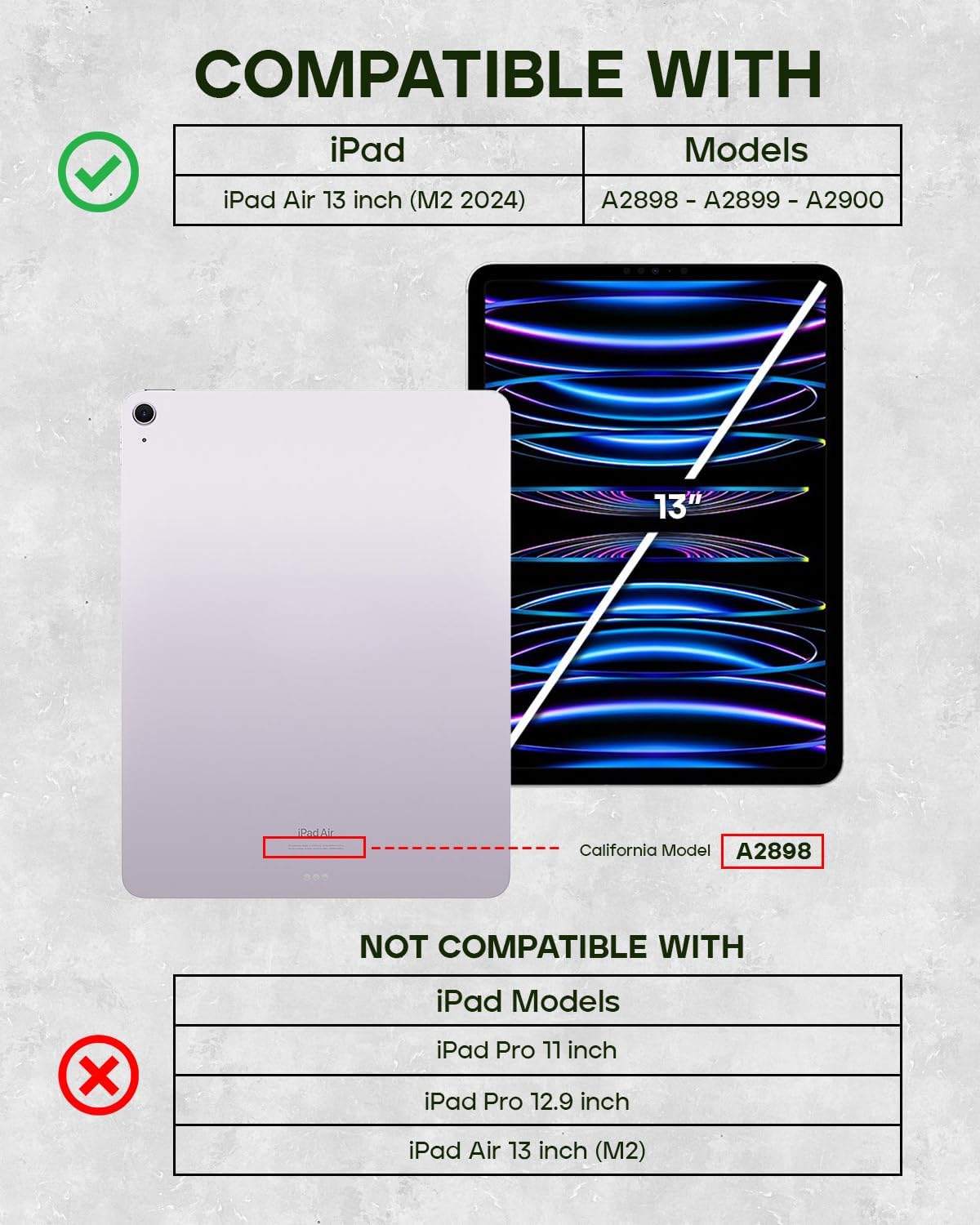 Porter Riley - Leather Case Compatible with iPad Air 13" M4 (2026), M3 (2025) & M2 (2024). Premium Genuine Leather Stand/Cover/Flip Case (Chocolate Brown)