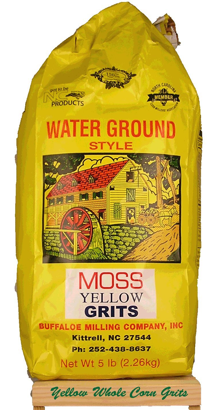 Amazon.com: Moss Water Ground Yellow Corn Grits 5 Lbs