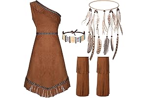 Shihanee Native American Kids Costume Set for Girls Halloween