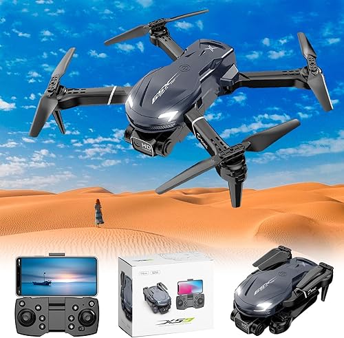 Miniatura 6 de Drone with 4K Camera for Adults, Foldable Fpv Remote Control Quadcopter with Altitude Hold Mode, Headless Mode, Trajectory Flight, Rolling 360 Rc