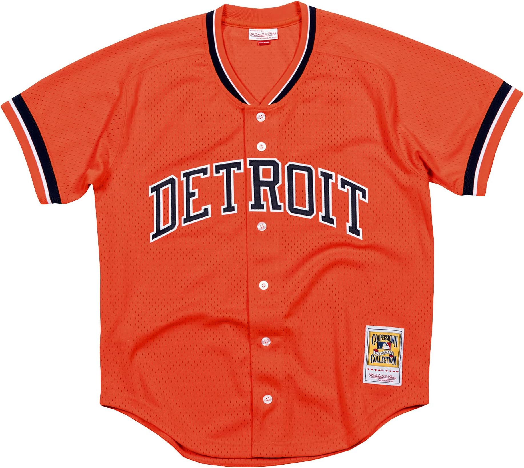 Kirk Gibson Detroit Tigers Mesh Batting Practice Orange Jersey