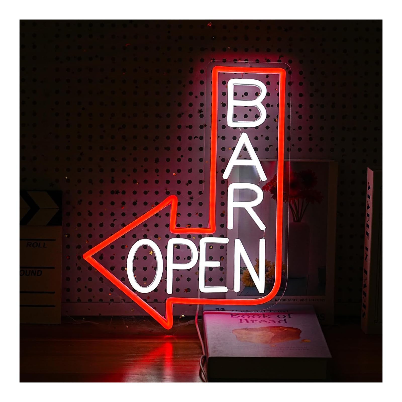 LIXSAZSE Multiple Size Options Eye Catching Neon Glow Bright Led