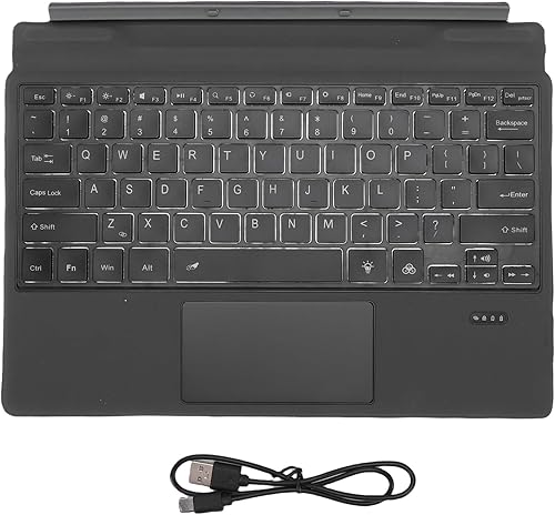YUEHISY Clavier Détachable, Clavier Bluetooth Portable avec pavé Tactile et rétr