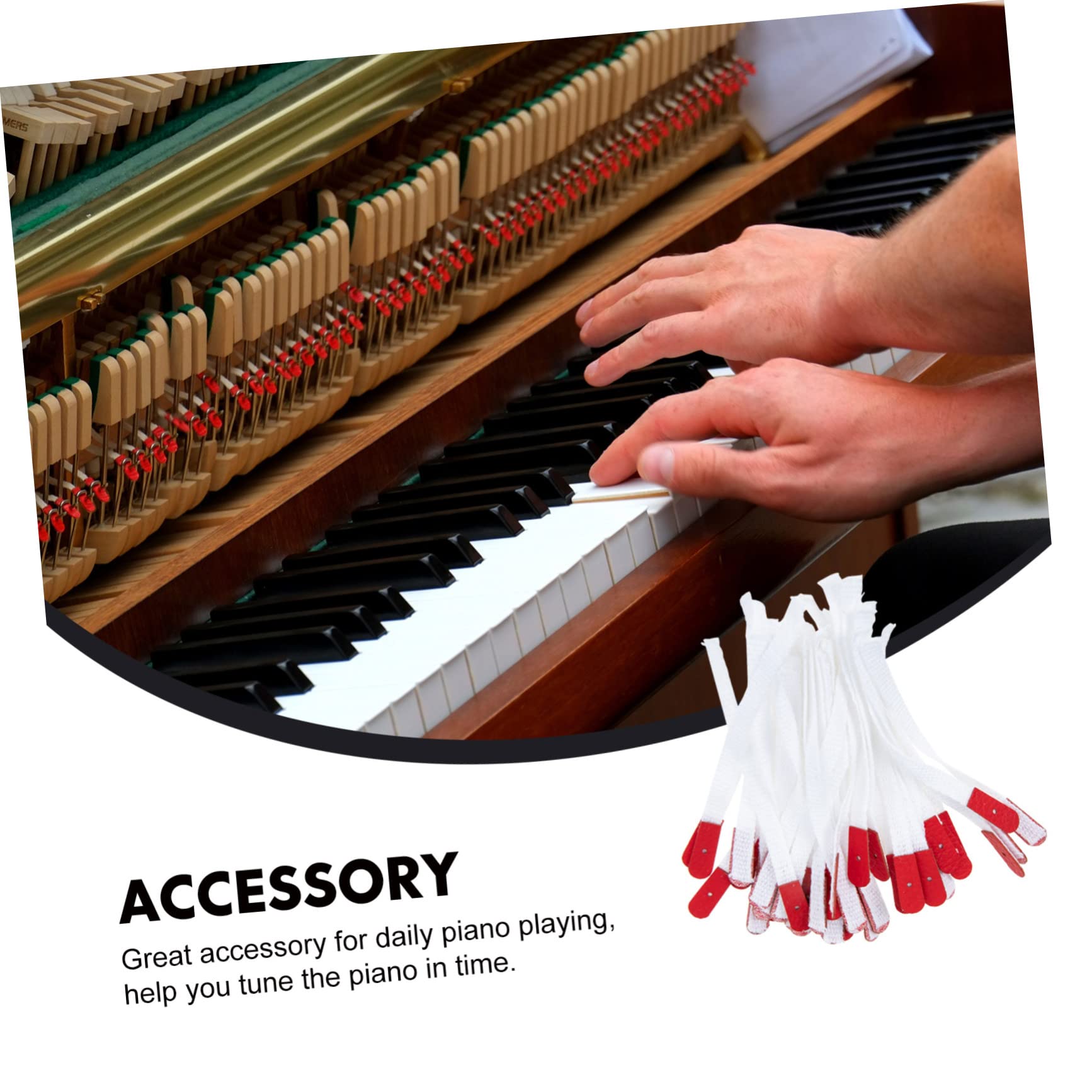 Abaodam 50piezas Cuerdas De De Piano De Accesorios De Reemplazo Para De Afinación De Piano Para Instrumentos