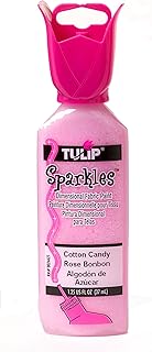 Tulip Dimensional Fabric Paint 1-1/4 Ounces-Sparkles-Cotton Candy