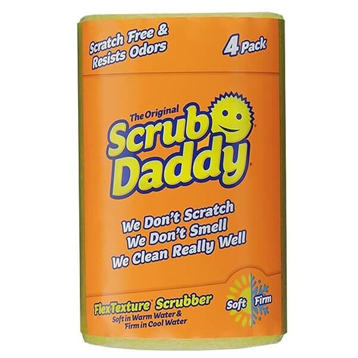 Buy Scrub Daddy Original 4 Pack, Cleaning Sponges for Washing Up, Dish
