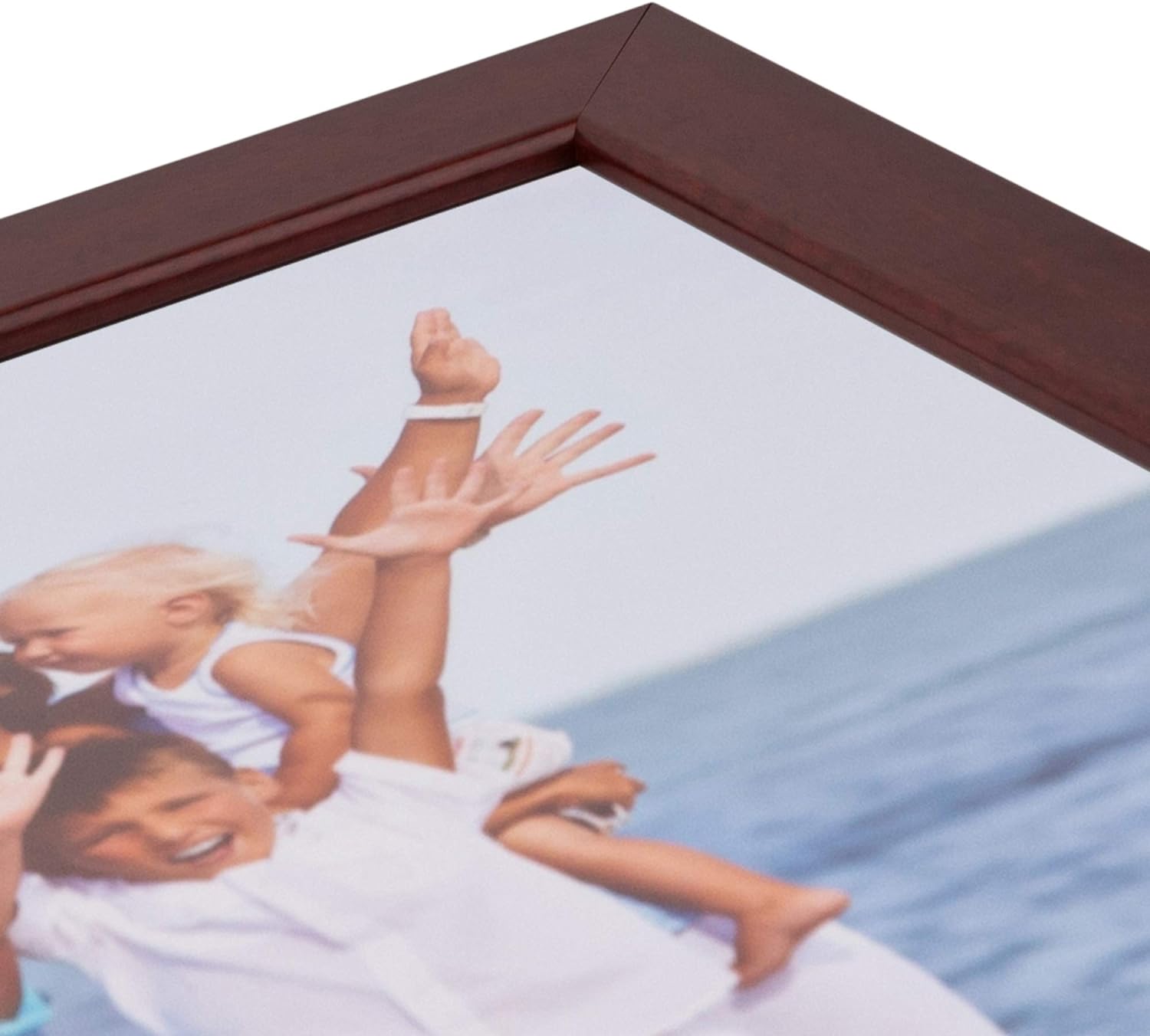 ArtToFrames 10x20 Inch Red Picture Frame, 1 - Pack, This 1.25 inch Custom MDF Poster Frame is Cherry, Comes with Regular Glass (Frame_Pack_1_BW26-039-10x20)