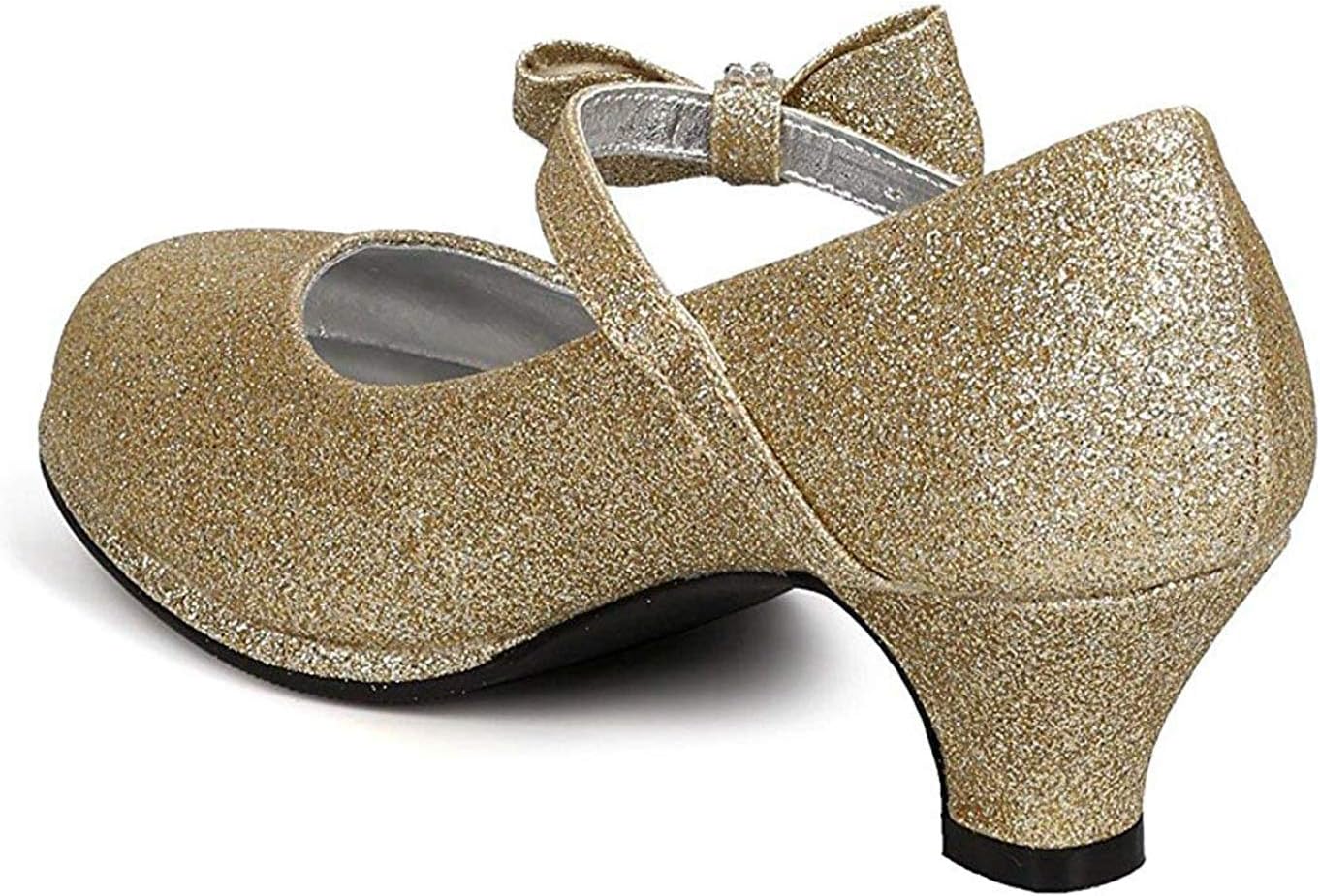 Girls Patent Bow Mary Jane Shoes (Size 9-Y4)