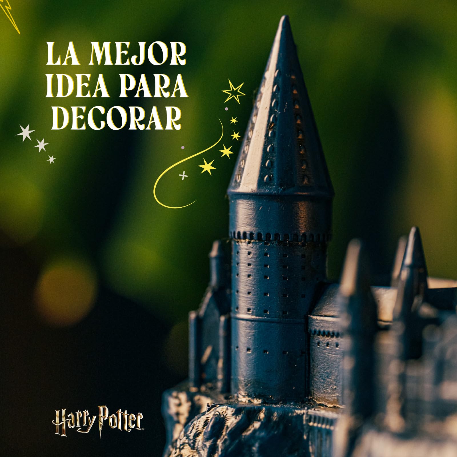 Calendario Perpetuo Harry Potter Castillo Hogwarts 3D - Figura Harry Potter Regalos │ Decoración Habitacion para niños y adultos (14,2x10cm)