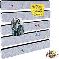 Vista 8 de Tablón de anuncios, tableros de corcho para paredes, tablero de corcho para oficina, tablones de anuncios para paredes (azul)